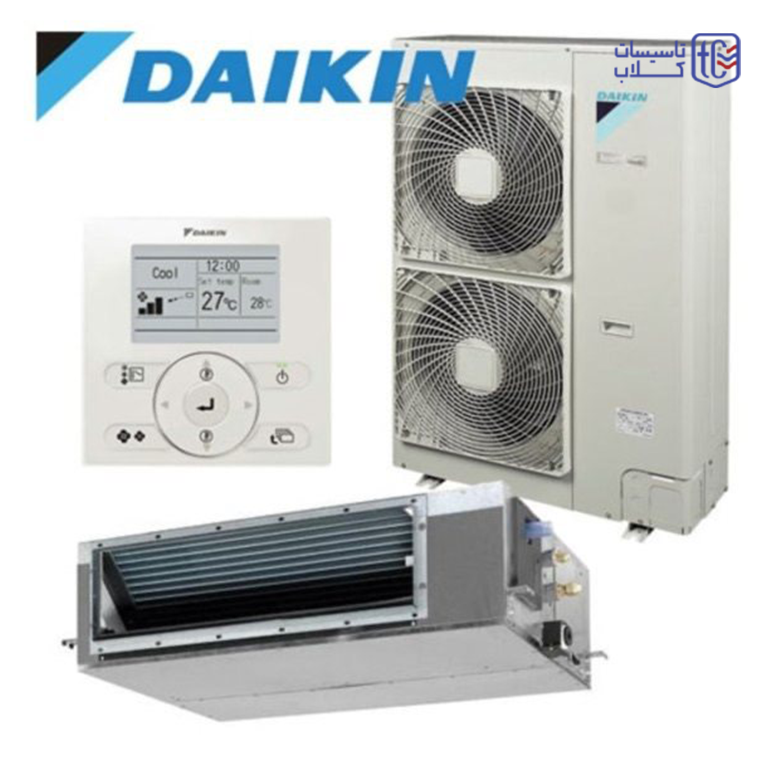 داکت اسپلیت اینورتر 30 هزار دایکین-Daikin