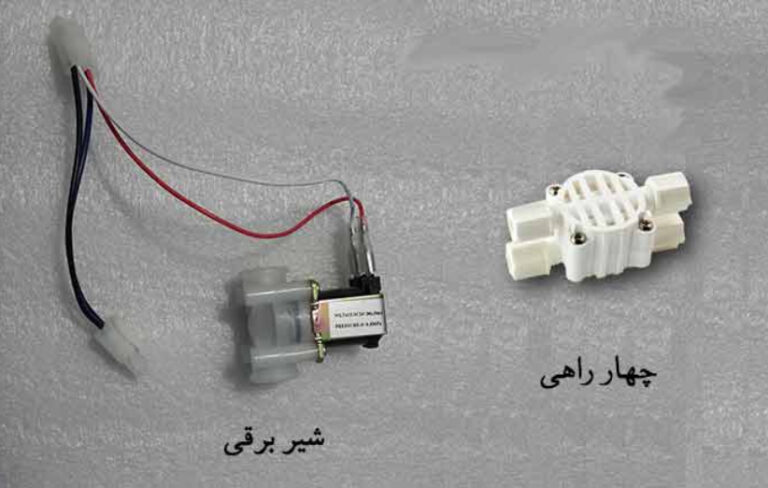 تفاوت شیر چهار طرفه و شیر برقی در دستگاه تصفیه اب خانگی چیست؟