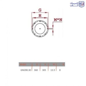 مشعل گازوئيل سوز گرم ایران GNO 90/30 - Image 3