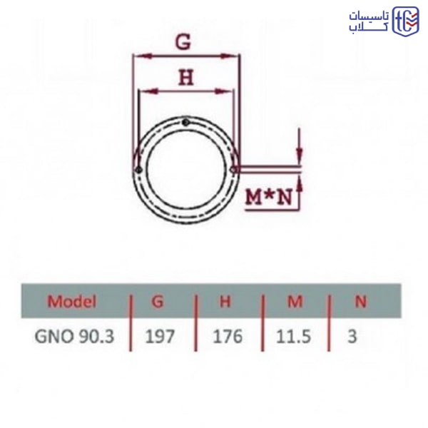 گازوئيل سوز گرم ایران مدل GNO 90 3 min 1 - مشعل گازوئيل سوز گرم ایران مدل GNO 90/3