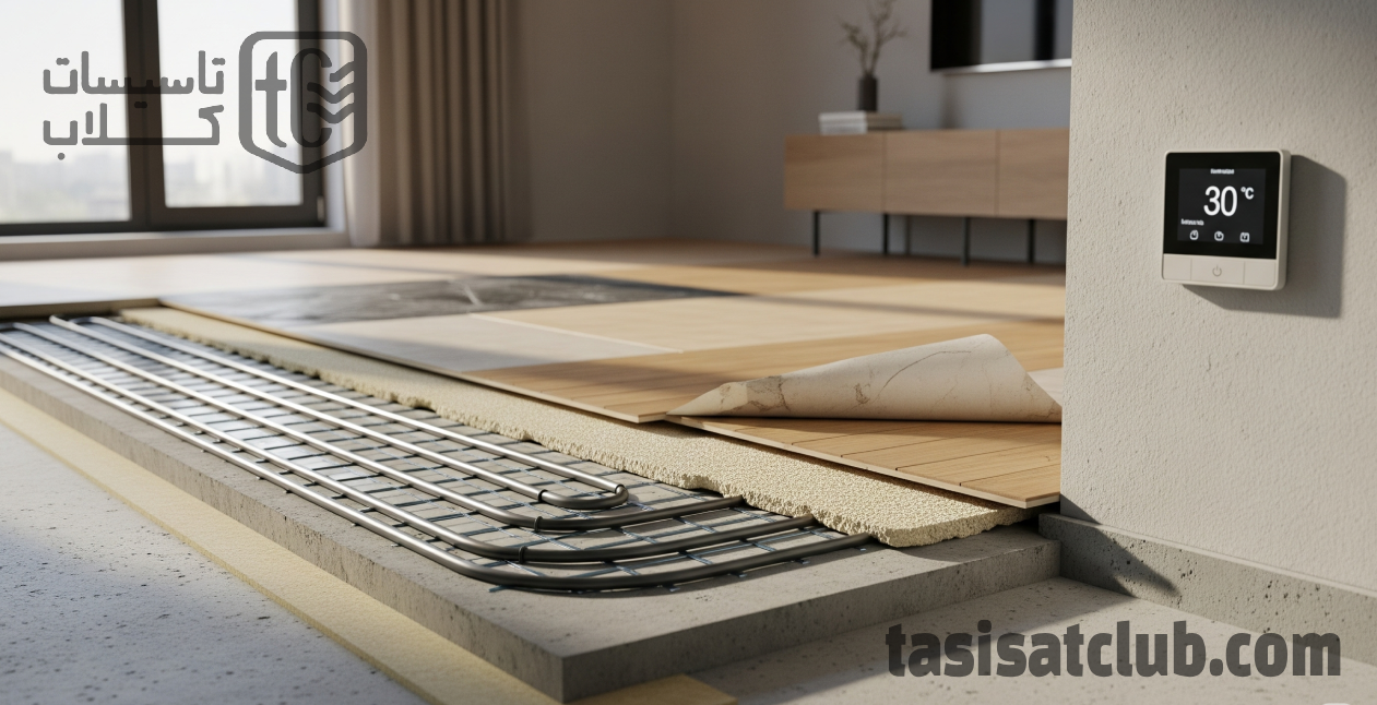 انواع گرمایش از کف برای آپارتمان