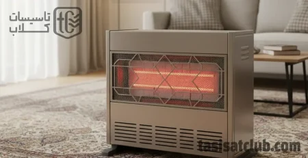 هیتر گازی بخاری گازی فن دار خانگی انرژی