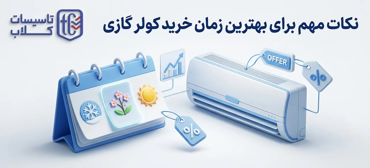 نکات مهم برای بهترین زمان خرید کولر گازی